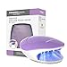 TOUCHBeauty Séchoir à Ongles avec Souffleur pour Vernis à Ongles Normal, Lampe LED 2 en 1 Lampe à ongles Sèche-ongles électrique avec Air AG-1439EU Violet