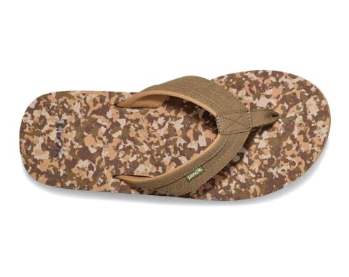 Image of Sanuk Mens Ziggy ST | Flip Flops for Men | Mens Sandals | Beach Sandals | Water Friendly & Lightweight | Comfort Footbed