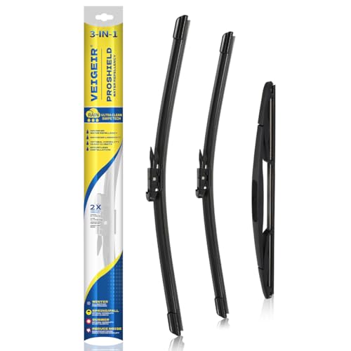 3 Pack Windshield Wiper Blades Compatible with 2012-2017 Chevy Ch...