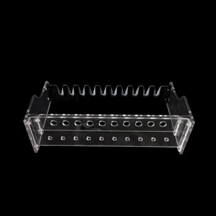 Organic Glass erythrocyte Sedimentation Rate (ESR) Test Tube Rack, Packaged with 10 Holes of 1/EA Organic Glass Rack