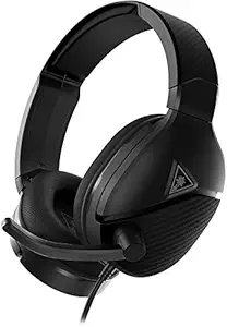 Turtle Beach Recon 200 Gen 2 Powered Gaming Headset for Xbox Series X, Series S & One, PlayStation 5, PS4, Nintendo Switch, Mobile, & PC with 3.5mm connection - Black