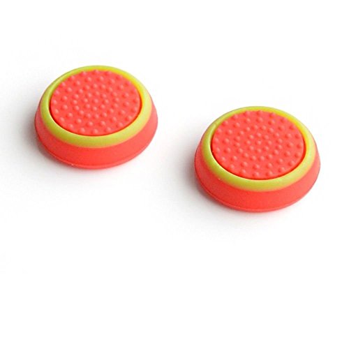 Carcasa de silicona para mandos de juego PS4, Xbox One, PS3, Xbox 360, PS2, color rojo y verde