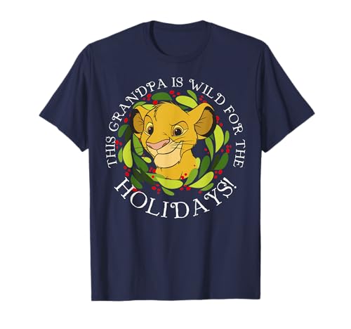 T-shirt Simba Roi Lion le cadeau parfait sur le thème Disney pour grand-père