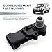 Yidcidu Car Fuel Tank Pressure Sensor, Heat-Resistant Anti-Aging Fuel Tank Pressure Sensor, OEM #16196060,16238399,12219388, Compatible with Chevy, Buick, GMC, Oldsmobile, Hummer, Pontiac (Black)