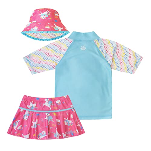 Image of UV SKINZ UPF 50+ Girls' 3-Piece Swim Set