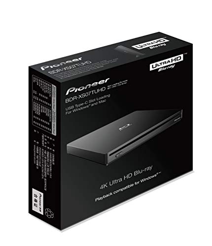Pioneer BDR-XS07TUHD Externe Blu Ray BDXL/DVD-brander BDR-XD05TS, 4K UHD Playback, Slot Load, USB Type-C, 8x DVD, 6x BD… - Image 4