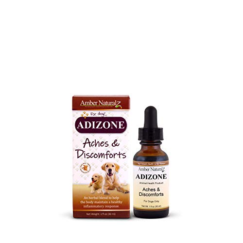 AMBER NATURALZ - ADIZONE - Aches & Discomforts - for Dogz - 1 Ounce