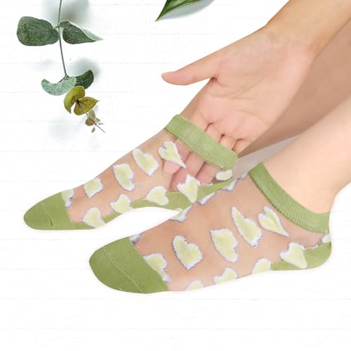 Image of Benefeet Sox Womens Sheer Socks Girls Lace Mesh Ankle Socks Transparent See Through Summer Sock Ultra Thin Nylon Short Sock
