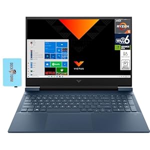 HP Victus 16z 16.1″ FHD IPS Gaming Laptop (AMD Ryzen 5 5600H 6-Core 3.30GHz, 64GB DDR4, 2x8TB PCIe SSD (16TB), RTX 3050 Ti 4GB, Backlit KB, WiFi 6, BT 5.2, RJ-45, HD Webcam, Win 10 Pro) w/Hub