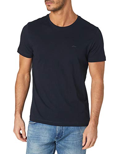 Preisvergleich Produktbild s.Oliver Herren 2119128 T-Shirt, 5978 blau, L