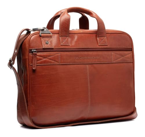 Sac ordinateur cuir Iseo Cognac - Excellence artisanale The Chesterfield Brand