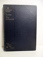 American Orders & Societies and Their Decorations 0948130938 Book Cover