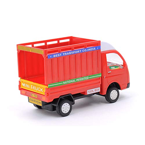 Image of Centy Toys Plastic Indian Passenger Train with Coaches & Railway Track, Pack of 19, Multicolour & Centy Toys Plastic Pull Back Carrier, 1 Pull Back Car, Multicolour