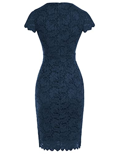 Image of GRACE KARIN Cocktail Dresses for Women Cap Sleeve Lace Dress