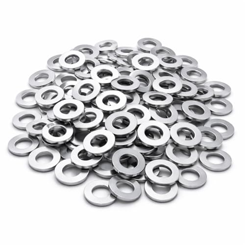 Arandelas M8 - Acero inoxidable y antioxidante - Arandelas planas de seguridad y arandelas de cuerpo para pernos y tuercas y roscas