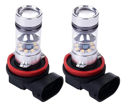 1 par H11 20 led 100 W projetor de lâmpada de neblina de alta potência