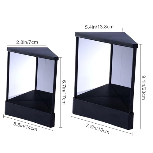 Espejo de Maquillaje Rectangular Meideli Negro miniatura 2