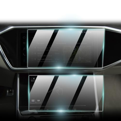 Protection écran Audi A6 A7 Q7 Q8 IPG Film verre trempé 9H tactiles 10.1 et 12.3 pouces