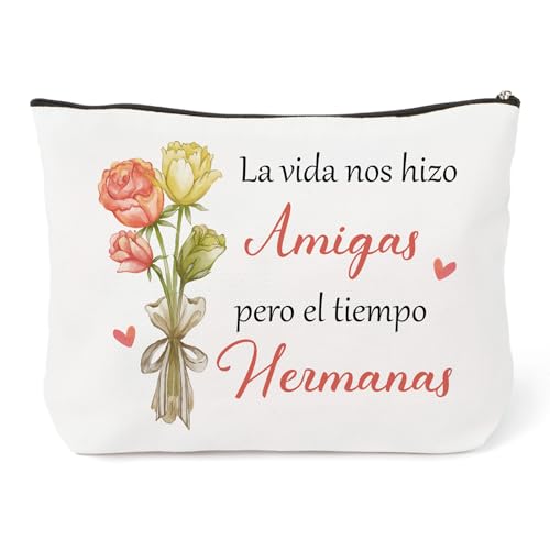 Presentes originais para amigas, presente amiga de aniversário, presentes para amigas especiais, bolsa de maquilhagem para amiga presente, [Construção