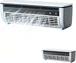 Small Mini Split Air-Conditioner, Ductless AC Unit, Wall Mounted No Window AC with Remote Control, 3 Speed Portable Compact Cooling System for Kitchen Bedroom Small Space Home Office (White)