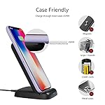 Amazon Basics 10W Qi Certified Wireless Charging Stand, for Phone 16/15/14/13/12/11/X, Samsung, and More, with USB Cable (No AC Adapter), Black - Image 5