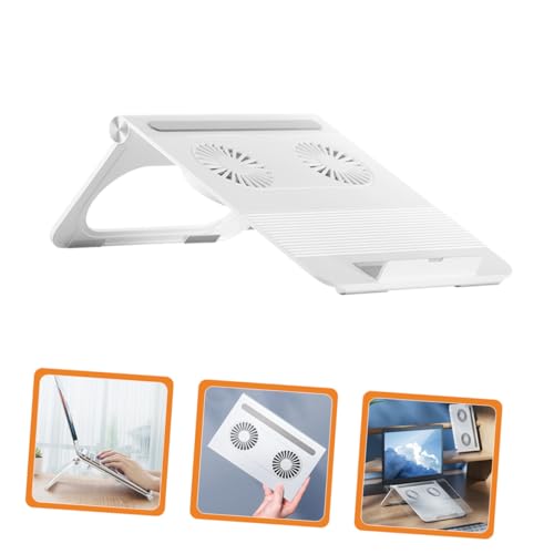 Base portátil para laptop con ventiladores dobles y soporte ajustable miniatura 7