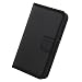 Produktbild Gukas Design Echt Leder Tasche Für Cubot S600 5" Hülle Handy Flip Brieftasche mit Kartenfächer Schutz Protektiv Genuine Premium Case Cover Etui Skin Shell (Schwarz)