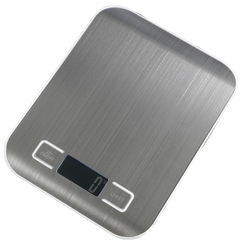 Báscula digital de cocina, báscula digital de bolsillo, báscula de cocina de alta precisión, báscula digital de acero inoxidable, báscula digital de alimentos de apagado automático para el hogar