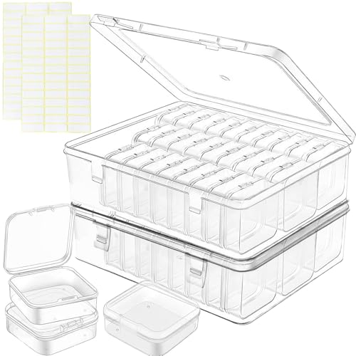La mejor comparación de Recipiente transparente , listamos los 10 mejores. 44 Caja Organizadora de Abalorios 60 Pcs de Pequeños Recipientes de Plástico Transparente para Almacenamiento Mini Cajas para Manualidades y Joyería DIY