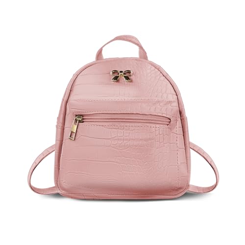 Petit sac à dos pour femmes AfitLulu en cuir synthétique avec bretelles réglables