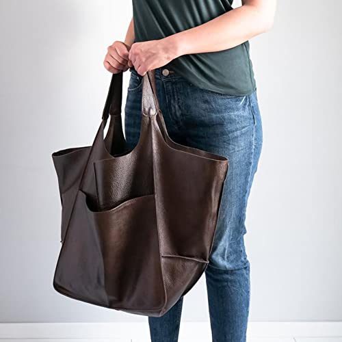 Bolso Hobo Grande de Cuero para Mujer miniatura 2
