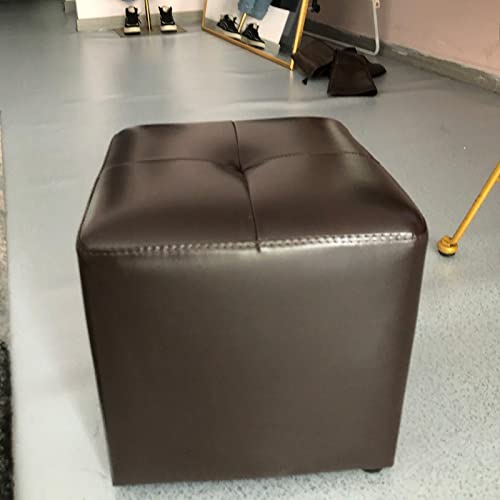 Repose-Pieds en Cuir PU à Forte Capacité de Charge pour Salon