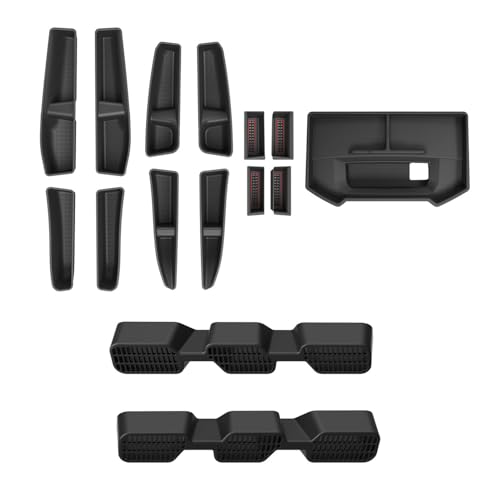 CZmenghe Dashboard Storage Organizer Compatible with 2019-2025 Dodge RAM 1500 Under Seat Vent Deflectors Door Storage Box Replacement for 2019-2025 Dodge RAM Accessories