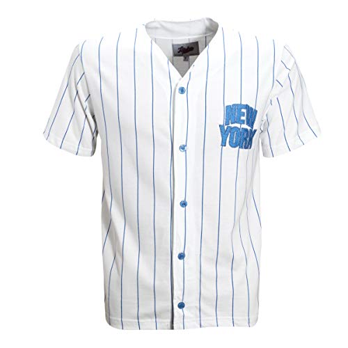 Camisa New York Baseball Liga Retrô Branca P