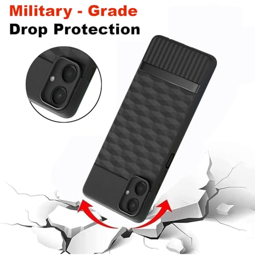 Image of Shockproof Case for Samsung Galaxy A06 5G / A06 4G | Full Camera Protection | TPU Flexible Back Cover for Samsung Galaxy A06 5G / A06 4G (Matte Black)