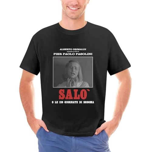 tfrewerAERTH Sal-or-120-Days-of-Sodom-Pier-Paolo-Pasolini-Black-Tee