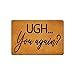 SSanyyL Ugh, You Again Doormat Home and Office Decorative Indoor/Outdoor/Kitchen Mat Non-Slip Rubber 30