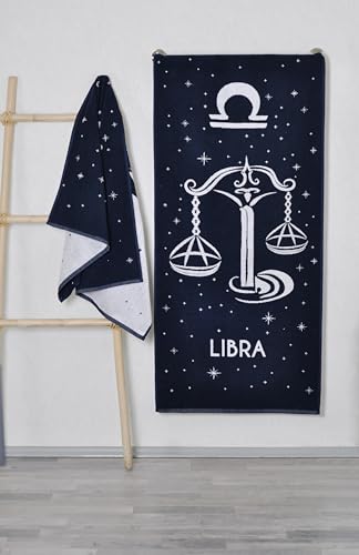 Serviette de sport Balance en coton pour adultes et enfants design zodiaque - 6