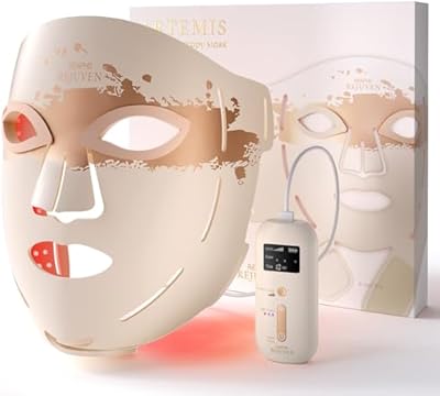 RENPHO 4D Red Light Therapy Mask for Face 2026, Birthday Gifts for Women Mom Wife, 324 LEDs Full Face Coverage & 3 Light Modes, Cordless LED Red Light Therapy Face Mask for Home Use & Travel