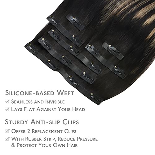 WENNALIFE Seamless Clip In Hair Extensions - Image 4