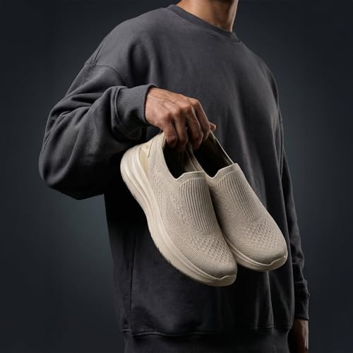 Image of WALKAROO Men's Sports Shoe |Gym,Training,Walking,Jogging,Casual Shoes for Men|Breathable Knit Slip-On Shoes |ONG97011