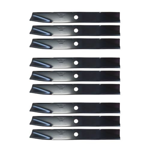 Yuchparts 9Pcs Blade 106637 106078 Compatible with Toro Tractor 260 300GT Mower Z480 ZX480 74353 74704 78621 74352 78361 78345 78290 Compatible with Wheel Horse Garden Tractor 520 312 314 416 517