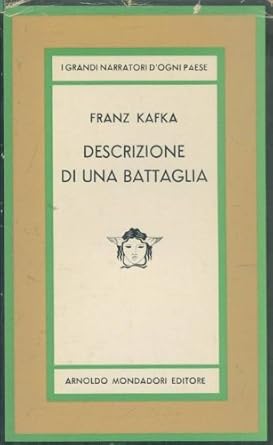 Descrizione di una battaglia. KAFKA Franz Books