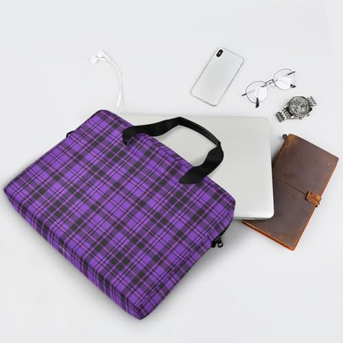 Bolso maletín portátil para laptop 15.6" morado miniatura 7