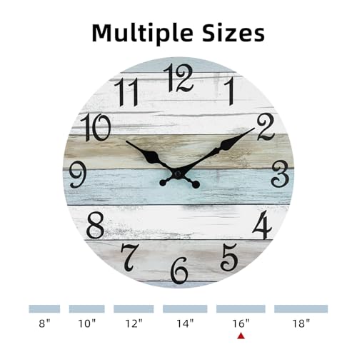 Rustic Wall Clock 16"