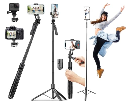 TARAVEE Selfie Stick with Tripod Stand for Mobile Phones, Universally Compatible with Mobile Phones