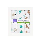 Ein Must-Have für alle Eltern. Diese Mulltücher aus reiner Baumwolle sind vielfältig und haben viele Verwendungsmöglichkeiten.