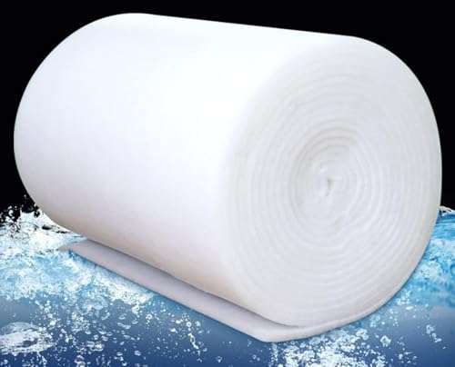YongDerDer 水槽ろ過綿 ウールマットフィルター 濾過マット 幅30cm 厚い3cm フリーカット 水質浄化 濾過マット 高密度スポンジ ろ過ウールマット ろ過材 長い耐久性 金魚飼育 アクアリウム 家庭用 水槽用 交換用 (幅12cm,長さ5m)