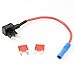 Produktbild AutoScheich® KFZ Auto Stromdieb Stromabgreifer Steck Verteiler Mini Flach Sicherung Flachstecksicherung Kabel Radio Adapter