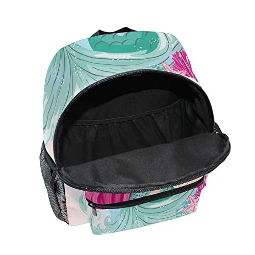 Aflyko Mermaid Kids Backpack For Daycare Bookbag For Kindergarten Daypack For Toddler Girls And Boys 10 X 4 X 12 Inch #TOP2